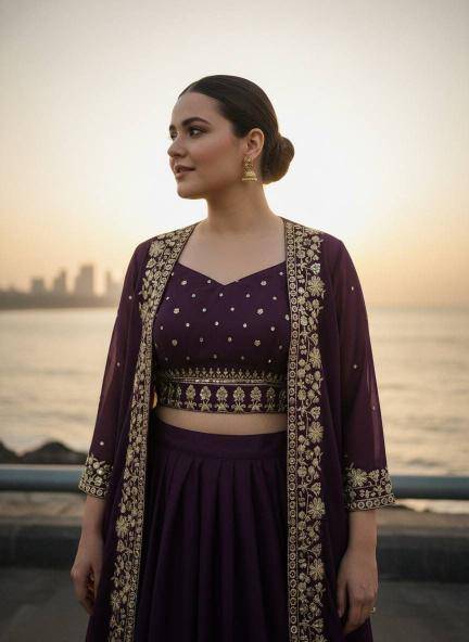 INDOWESTERN VF 227 GEORGETTE Lehenga choli bulk order suppliers in pune